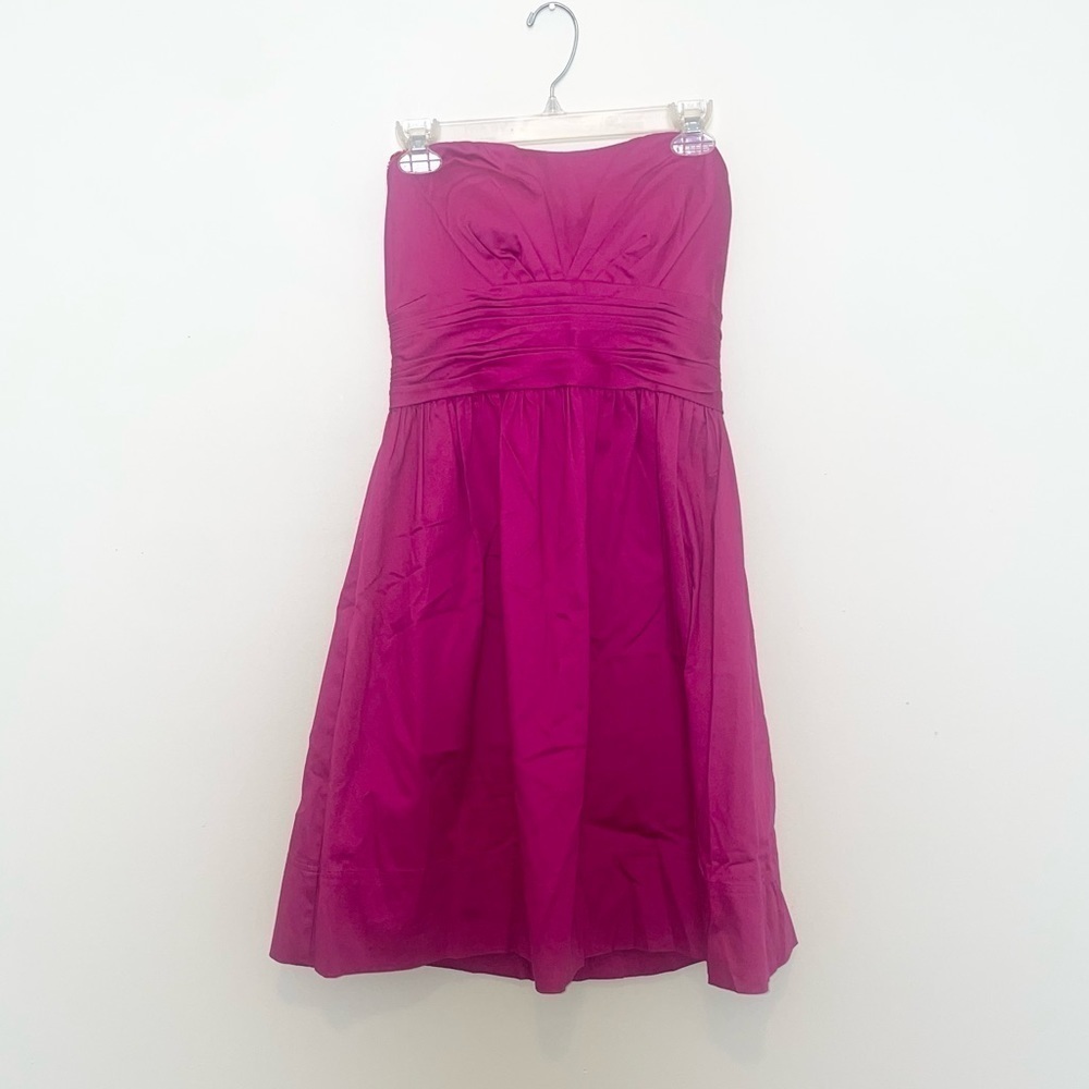 Eliza J Strapless Fushia Pink Cocktail Dress Size 6